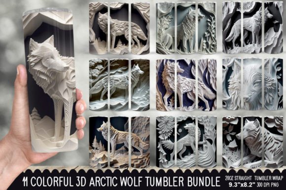 Arctic Wolf Tumbler Sublimation Bundle: A Designer's Guide