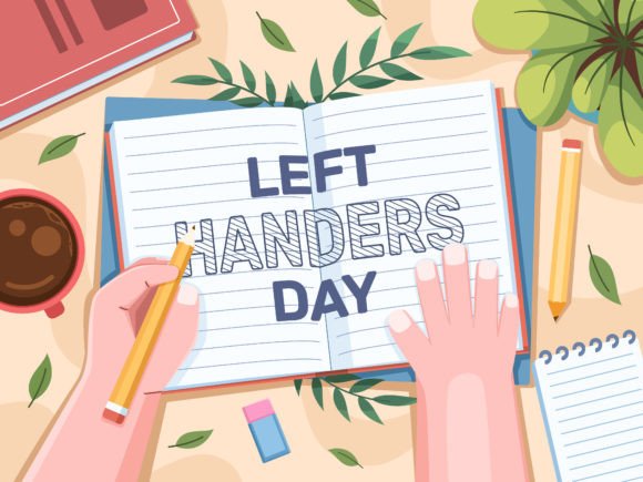 Celebrate Left Handers Day with a Creative Vector Illustration