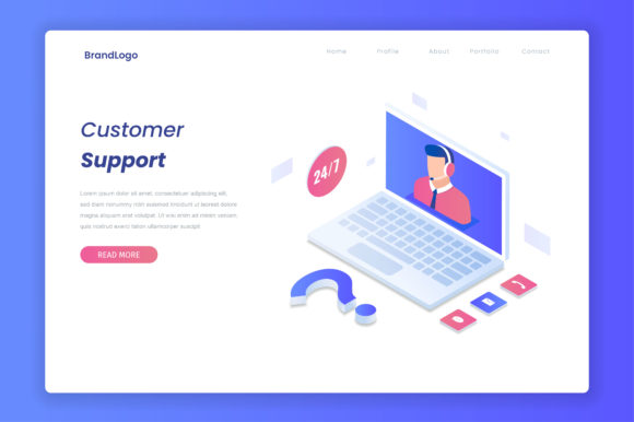 Customer Service Isometric Illustration: Your 24/7 Visual Solution