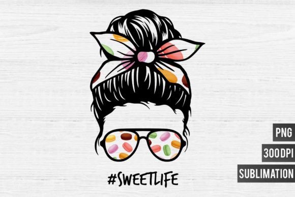 Mom Life PNG Sublimation-Sweet Life: A Designer's Asset