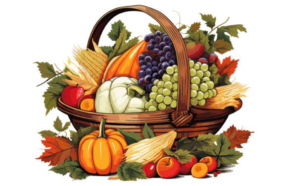 The Cornucopia Illustration: A Symbol of Abundance for Modern Design