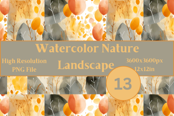 Watercolor Nature Landscape Digital Paper: A Creative Guide